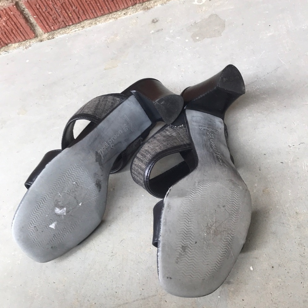 Paul Green Handmade Slides with Heel - Picture 6 of 8